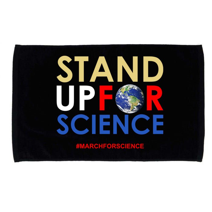 Stand Up For Science March For Science Earth Day Microfiber Hand Towel