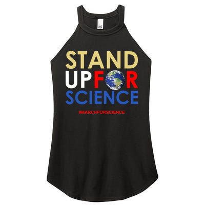 Stand Up For Science March For Science Earth Day Women's Perfect Tri Rocker Tank