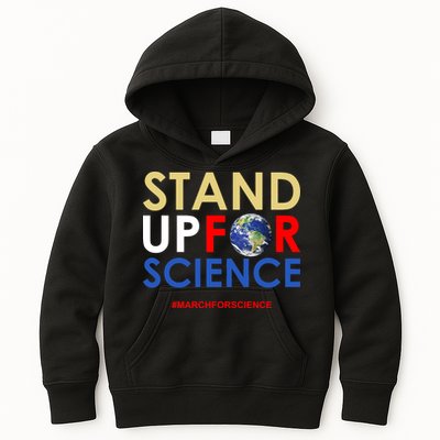 Stand Up For Science March For Science Earth Day Kids Hoodie