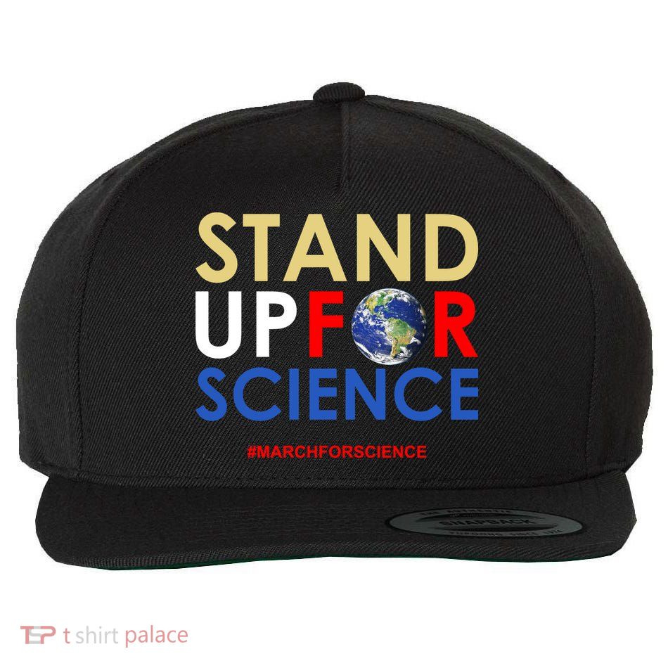Stand Up For Science March For Science Earth Day Wool Snapback Cap
