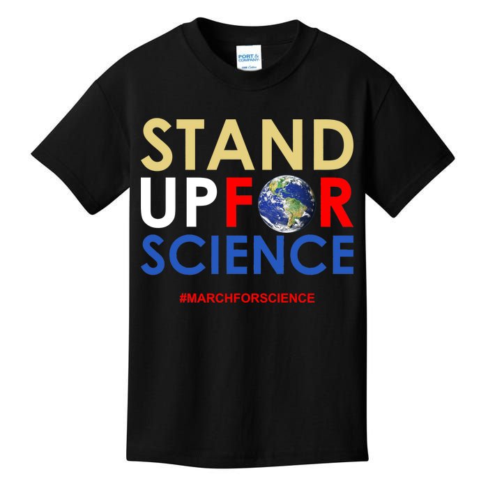 Stand Up For Science March For Science Earth Day Kids T-Shirt