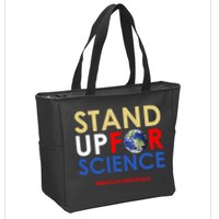 Stand Up For Science March For Science Earth Day Zip Tote Bag