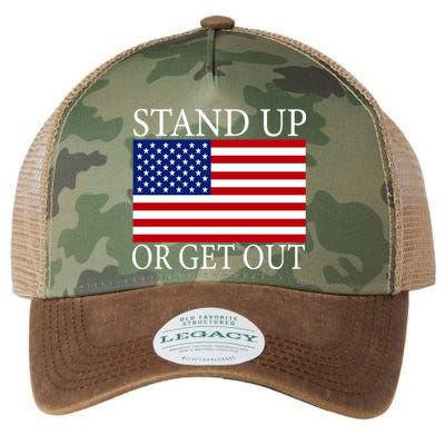 Stand Up Or Get Out Legacy Tie Dye Trucker Hat