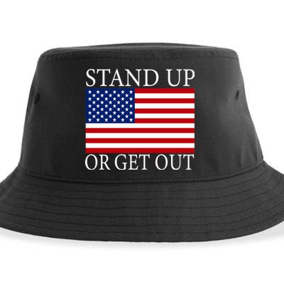 Stand Up Or Get Out Sustainable Bucket Hat