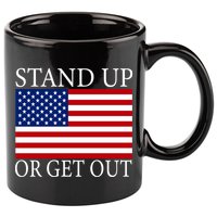 Stand Up Or Get Out 11oz C Handle Ceramic Mug