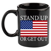 Stand Up Or Get Out 11oz C Handle Ceramic Mug