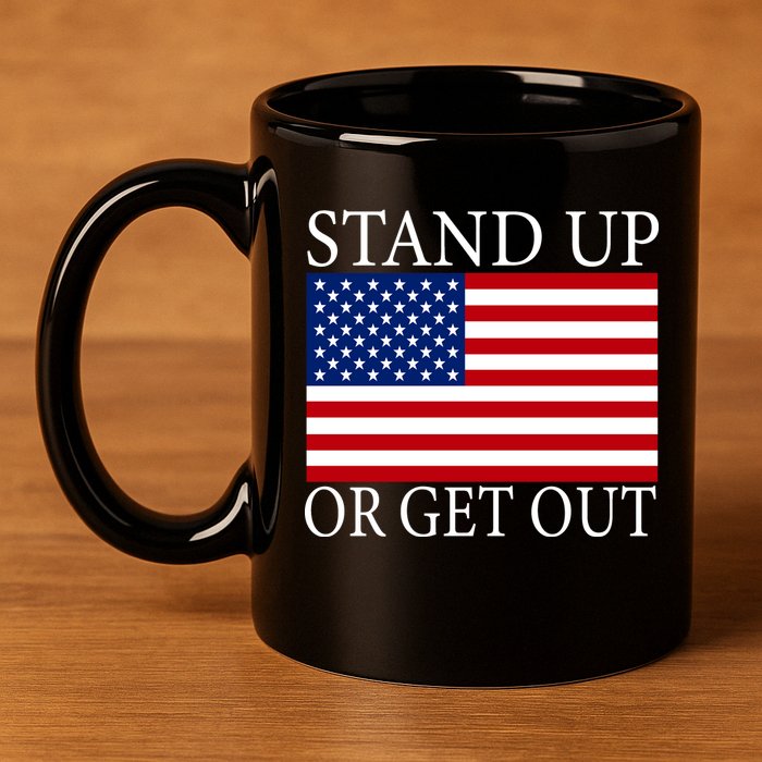 Stand Up Or Get Out 11oz C Handle Ceramic Mug