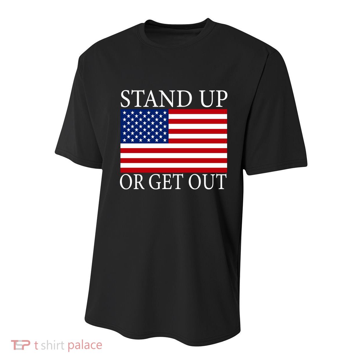 Stand Up Or Get Out Youth Performance Sprint T-Shirt