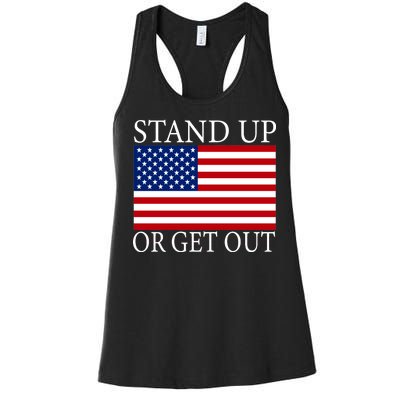 Stand Up Or Get Out Women's Racerback Tank