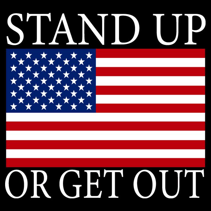 Stand Up Or Get Out Toddler Hoodie