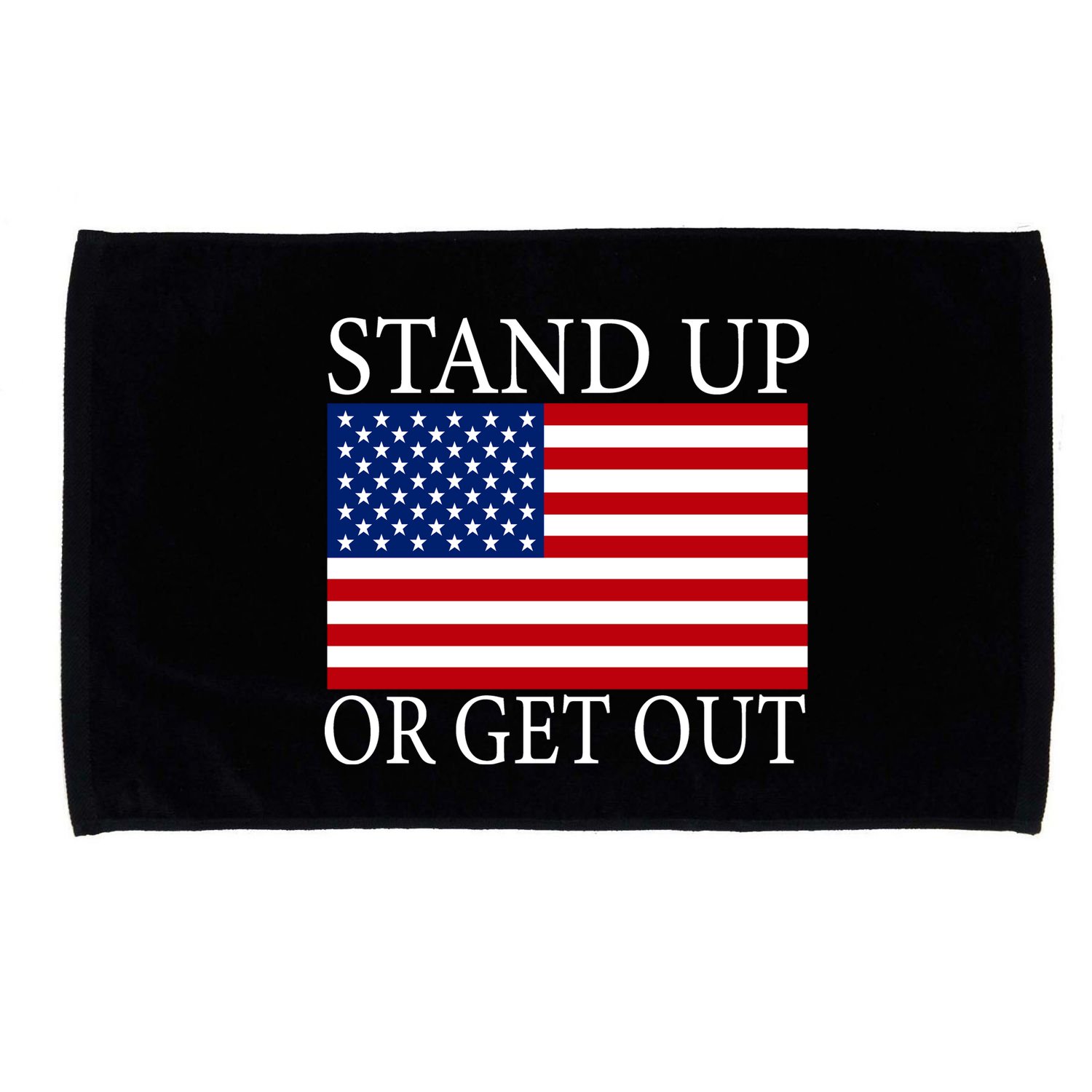 Stand Up Or Get Out Microfiber Hand Towel