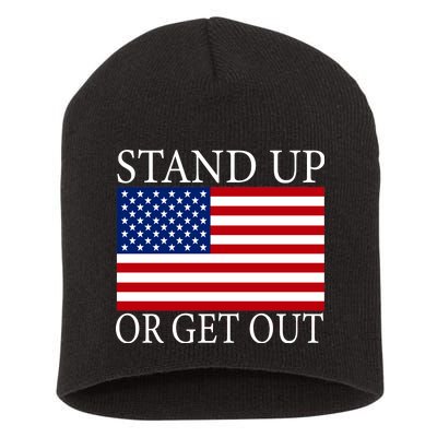 Stand Up Or Get Out Short Acrylic Beanie