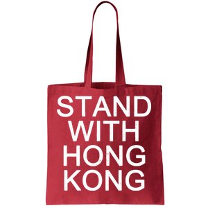 Stand With Hong Kong Tote Bag