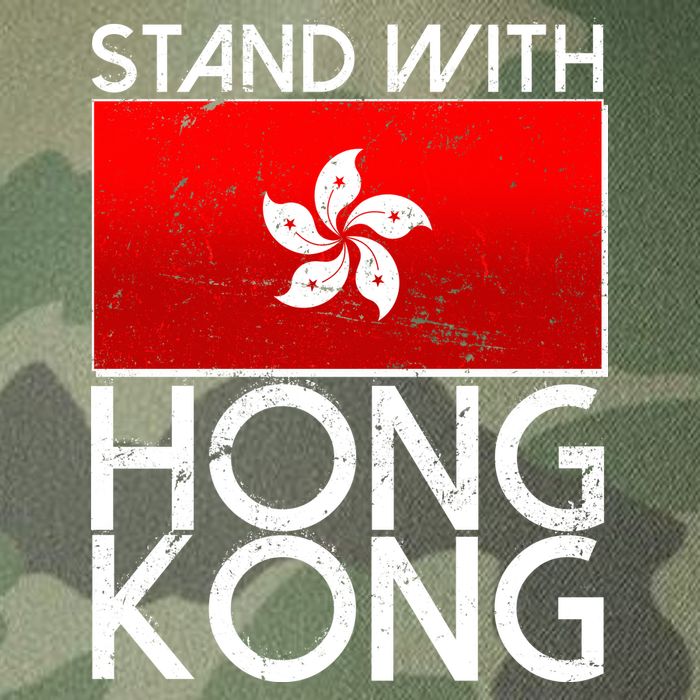 Stand With Hong Kong Pro Democracy Legacy Tie Dye Trucker Hat