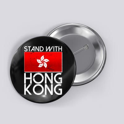 Stand With Hong Kong Pro Democracy Button
