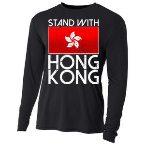 Stand With Hong Kong Pro Democracy Cooling Performance Long Sleeve Crew