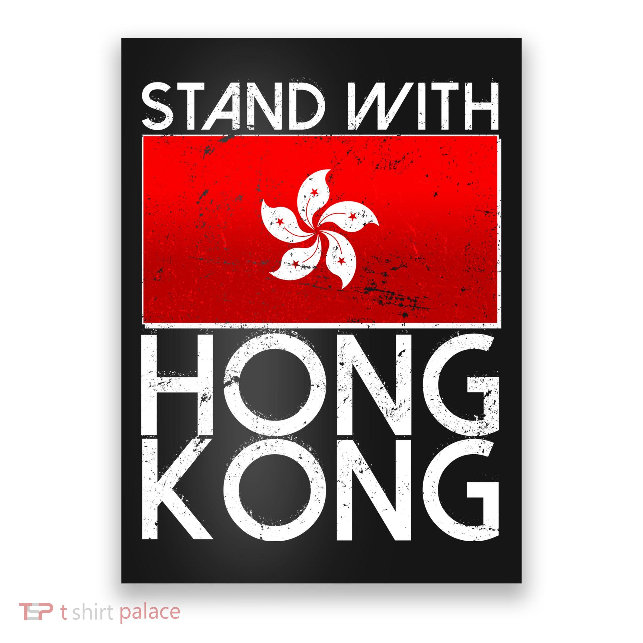 Stand With Hong Kong Pro Democracy Poster
