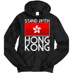 Stand With Hong Kong Pro Democracy Tie Dye Hoodie