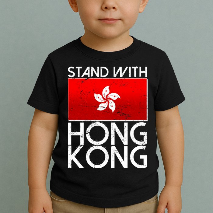 Stand With Hong Kong Pro Democracy Toddler T-Shirt