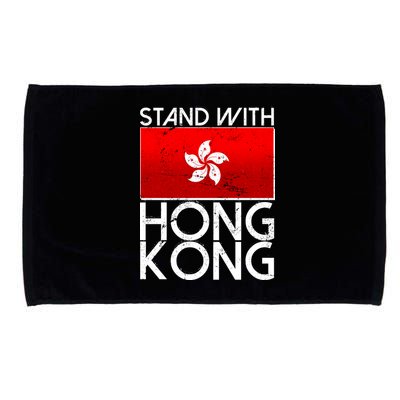 Stand With Hong Kong Pro Democracy Microfiber Hand Towel