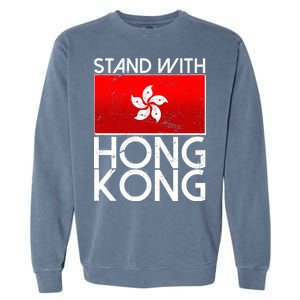 Stand With Hong Kong Pro Democracy Garment-Dyed Sweatshirt