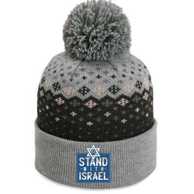 Stand With Israel The Baniff Cuffed Pom Beanie