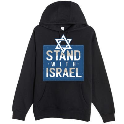 Stand With Israel Premium Pullover Hoodie