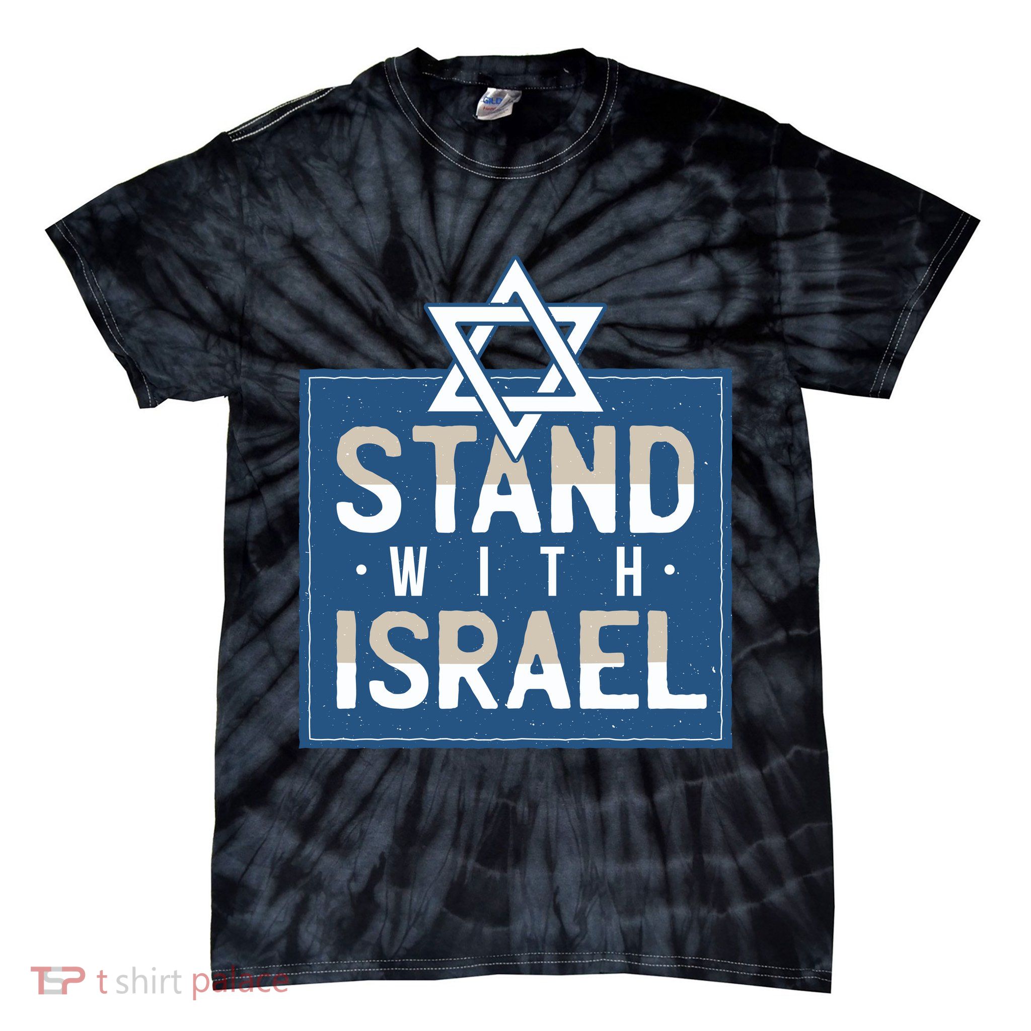 Stand With Israel Tie-Dye T-Shirt
