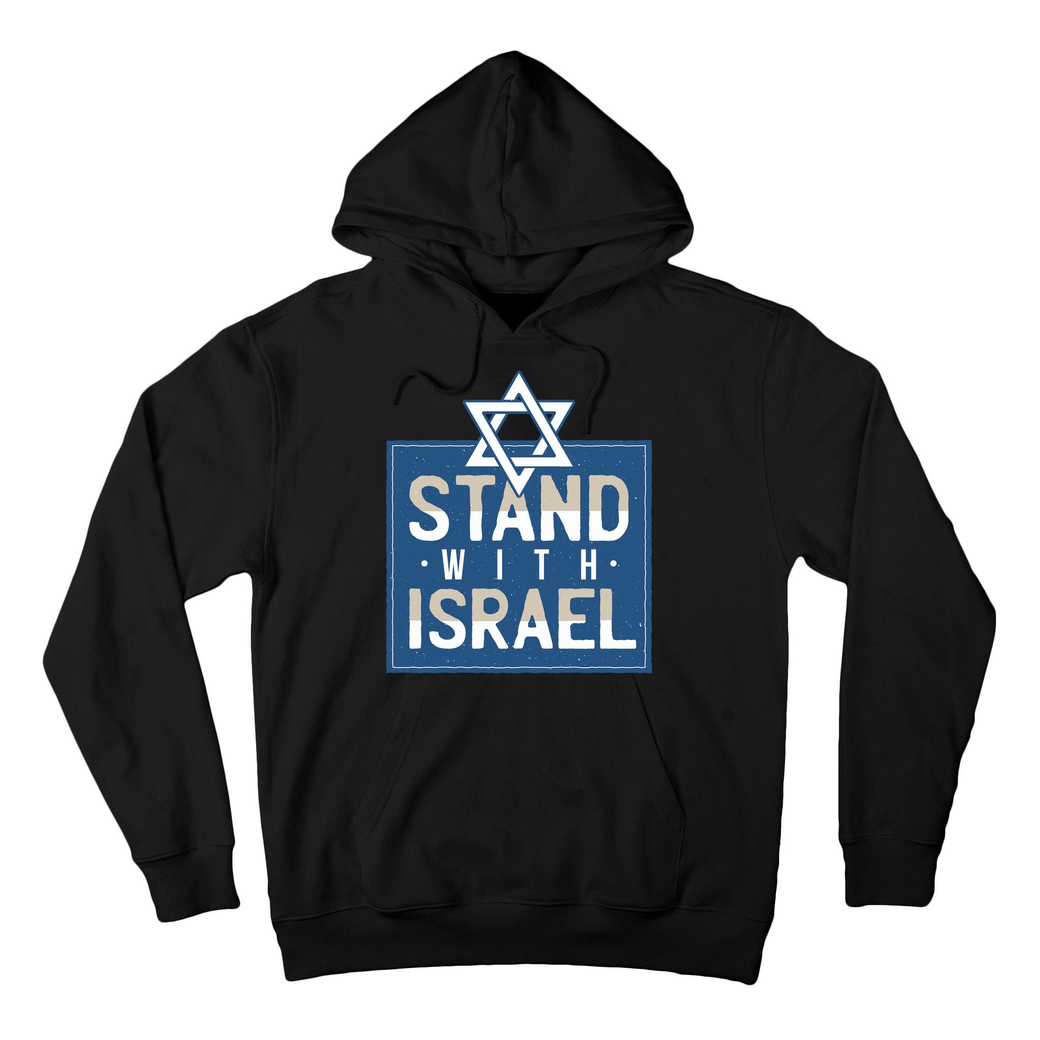 Stand With Israel Tall Hoodie