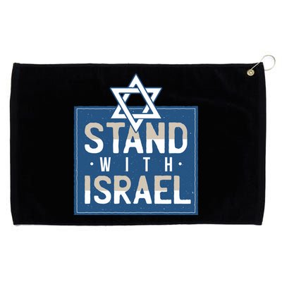 Stand With Israel Grommeted Golf Towel