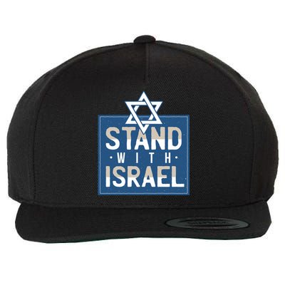 Stand With Israel Wool Snapback Cap