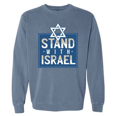 Stand With Israel Garment-Dyed Sweatshirt