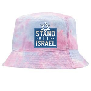 Stand With Israel Tie-Dyed Bucket Hat