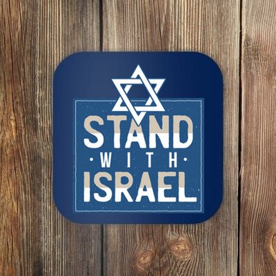 Stand With Israel Coaster