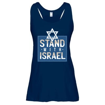 Stand With Israel Ladies Essential Flowy Tank