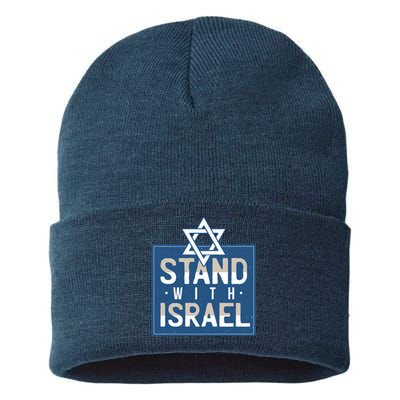 Stand With Israel Sustainable Knit Beanie