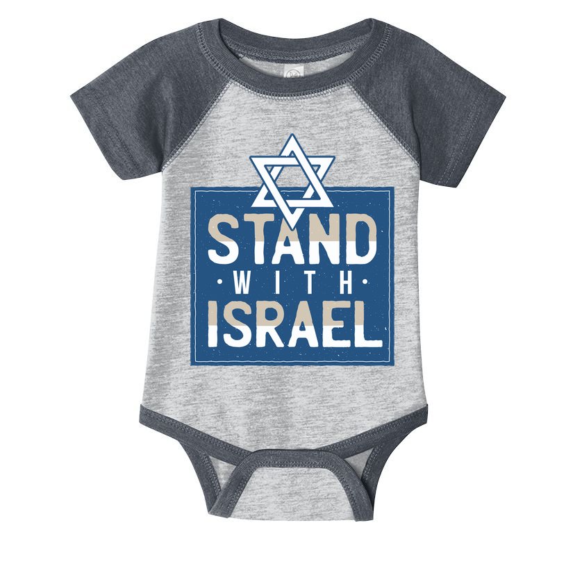 Stand With Israel Infant Baby Jersey Bodysuit