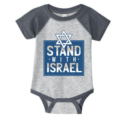 Stand With Israel Infant Baby Jersey Bodysuit