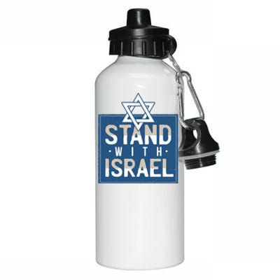 Stand With Israel Aluminum Water Bottle