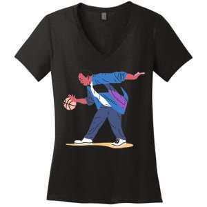 Stanley Basketball Secret Weapon Women's V-Neck T-Shirt