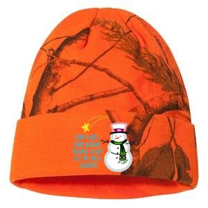 Star Light Star Bright Please Don't Let Me Melt Tonight Snowman Kati Licensed 12" Camo Beanie