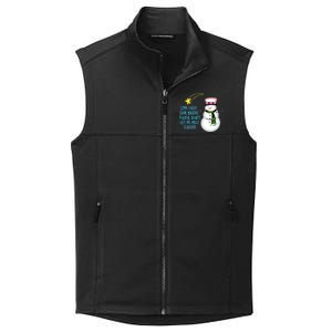 Star Light Star Bright Please Don't Let Me Melt Tonight Snowman Collective Smooth Fleece Vest