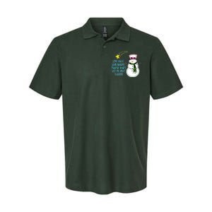 Star Light Star Bright Please Don't Let Me Melt Tonight Snowman Softstyle Adult Sport Polo