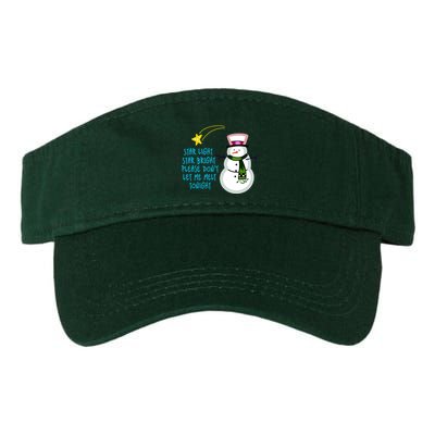 Star Light Star Bright Please Don't Let Me Melt Tonight Snowman Visor