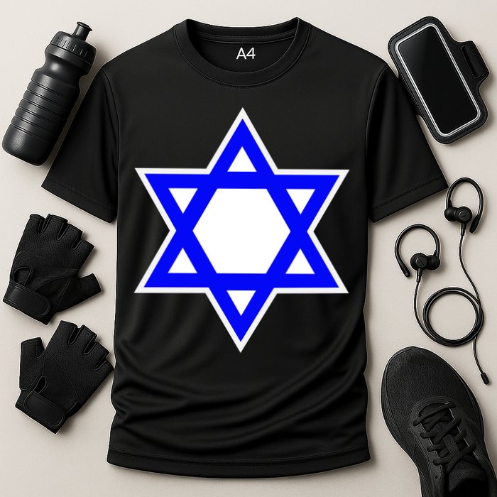 Star of David Cooling Performance Crew T-Shirt