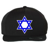 Star of David Wool Snapback Cap