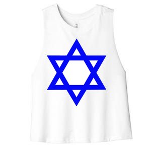 Star of David Women's Racerback Cropped Tank