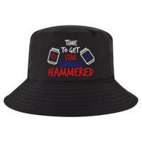 Star Spangled Hammered Cool Comfort Performance Bucket Hat