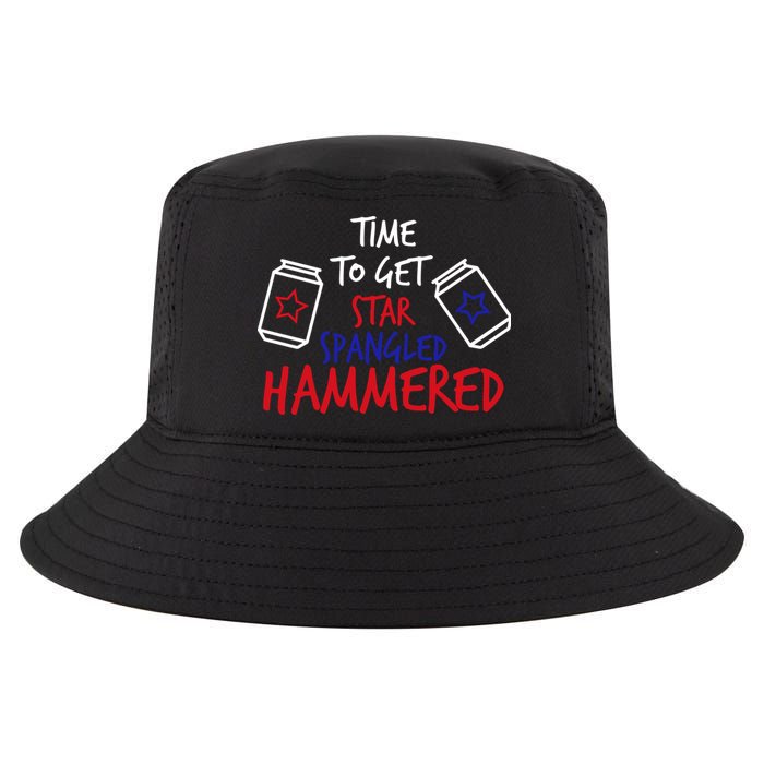 Star Spangled Hammered Cool Comfort Performance Bucket Hat