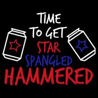 Star Spangled Hammered Backpack
